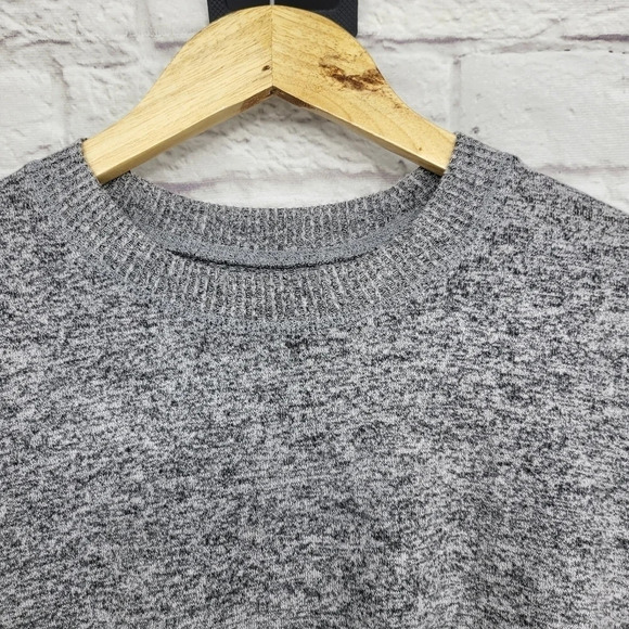 Lucky Brand Gray Space Dye Lightweight Sweater Sz S - Picture 4 of 12